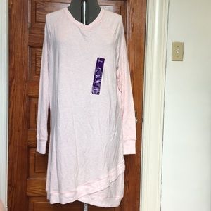 New: Soft Pink Stretch Knit Tunic